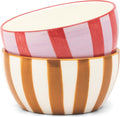 Lot 2 bols rouge/ocre