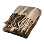 Plaid marron / beige / gris