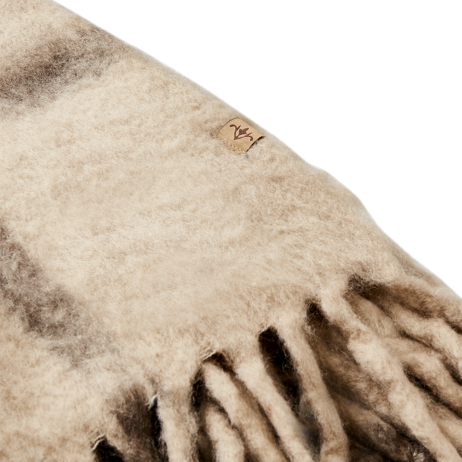 Plaid marron / beige / gris