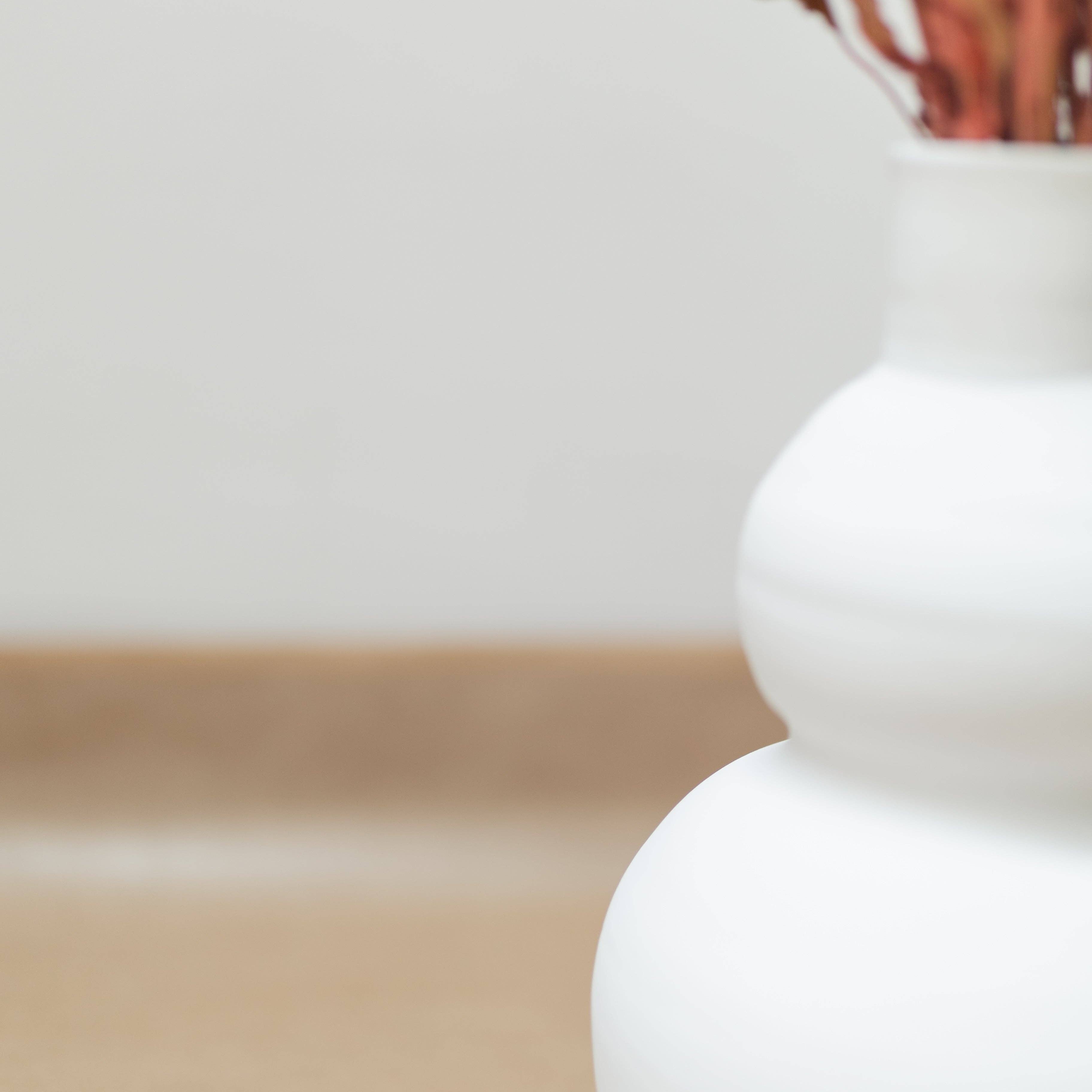 Bergamo - Vase en céramique: Branco