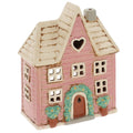 Grande Maison Panneau Floral en Céramique de Village Rose