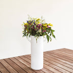 Vase Vérone en céramique blanc