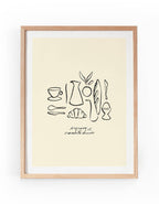 Expresso et Croissants Chauds: 30X40 CM