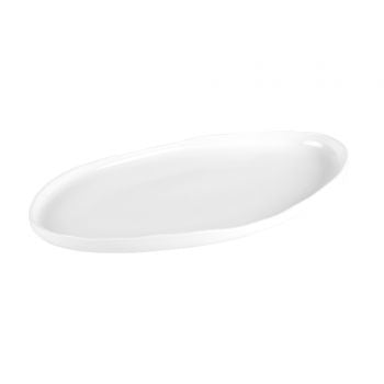 Plat organique porcelaine 31cm