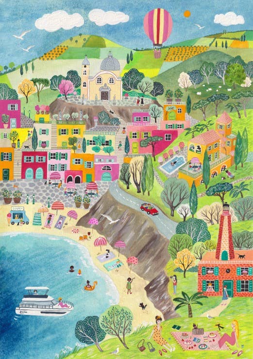 Puzzle 2000 pièces - Balade en Italie #