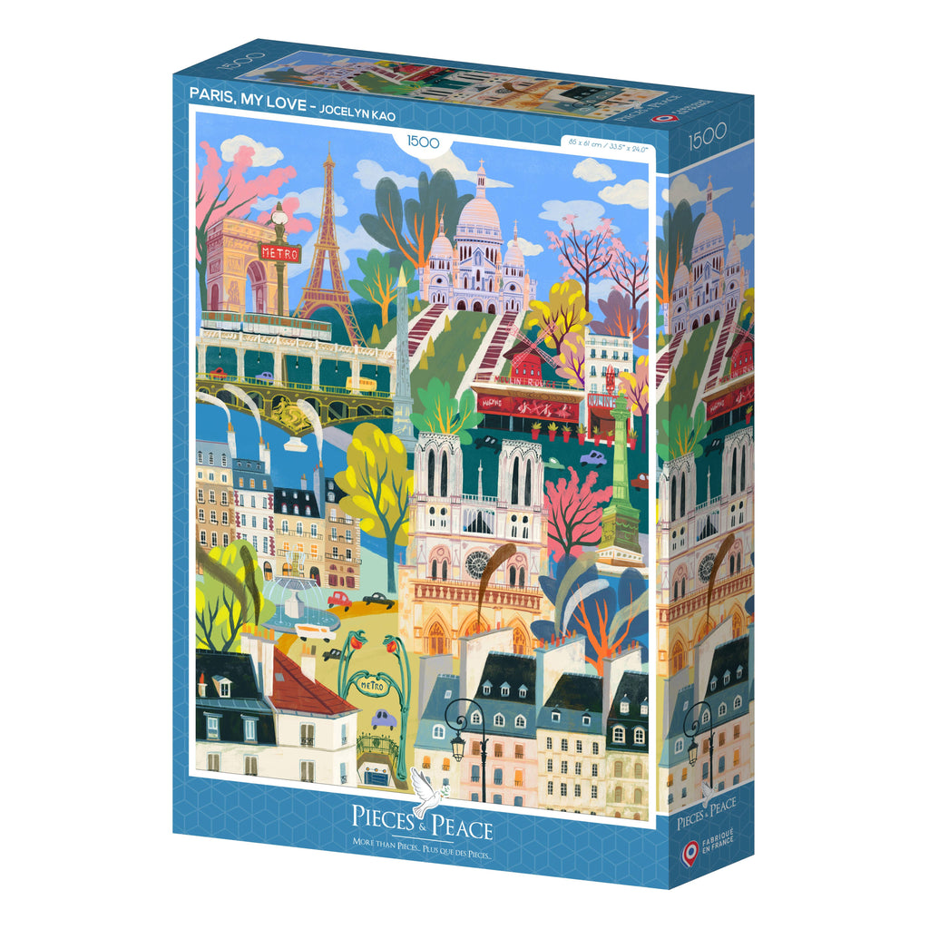 Puzzle 1500 Pièces - Paris, mon Amour