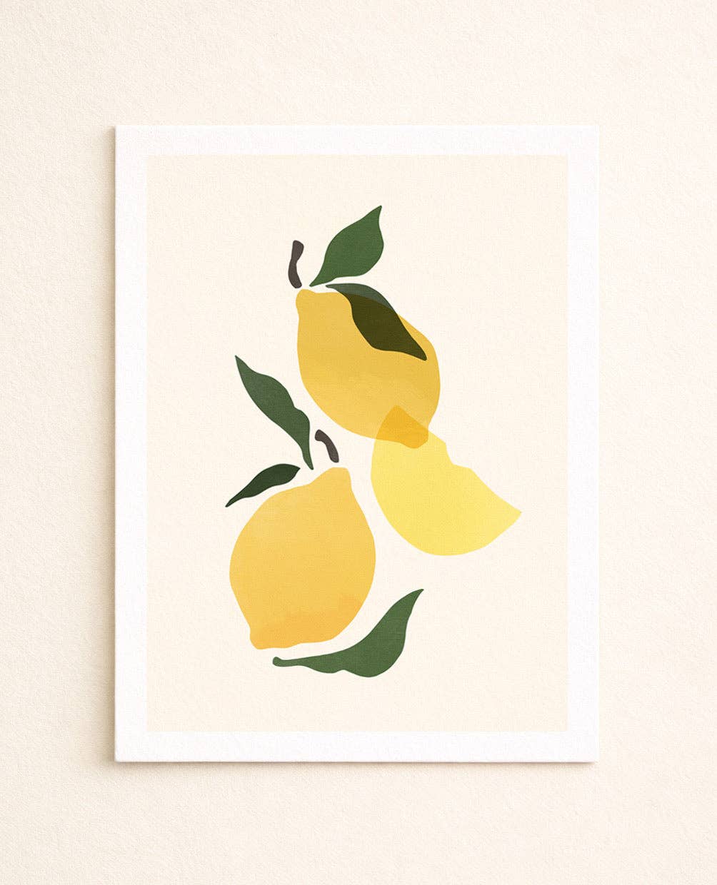 Composition Citron: 30X40 CM