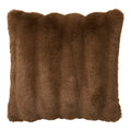 Coussin fausse fourrure 45*45cm brown