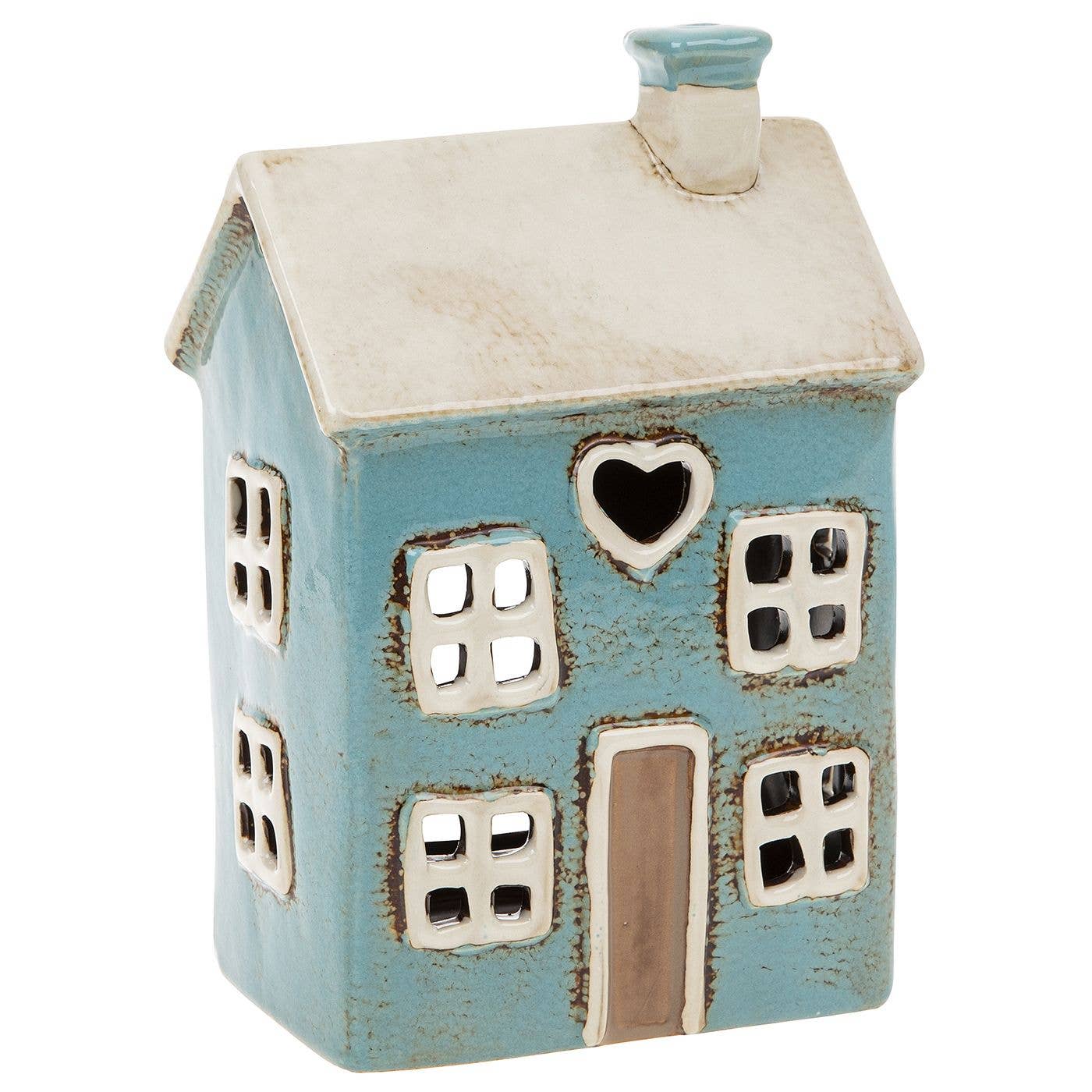 Bougie chauffe-plat bleu vif Heart House