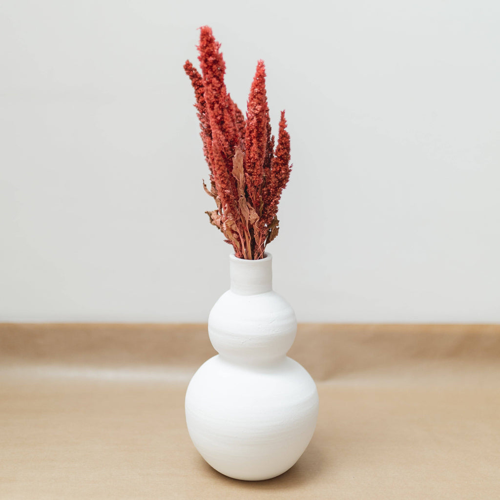 Bergamo - Vase en céramique: Branco