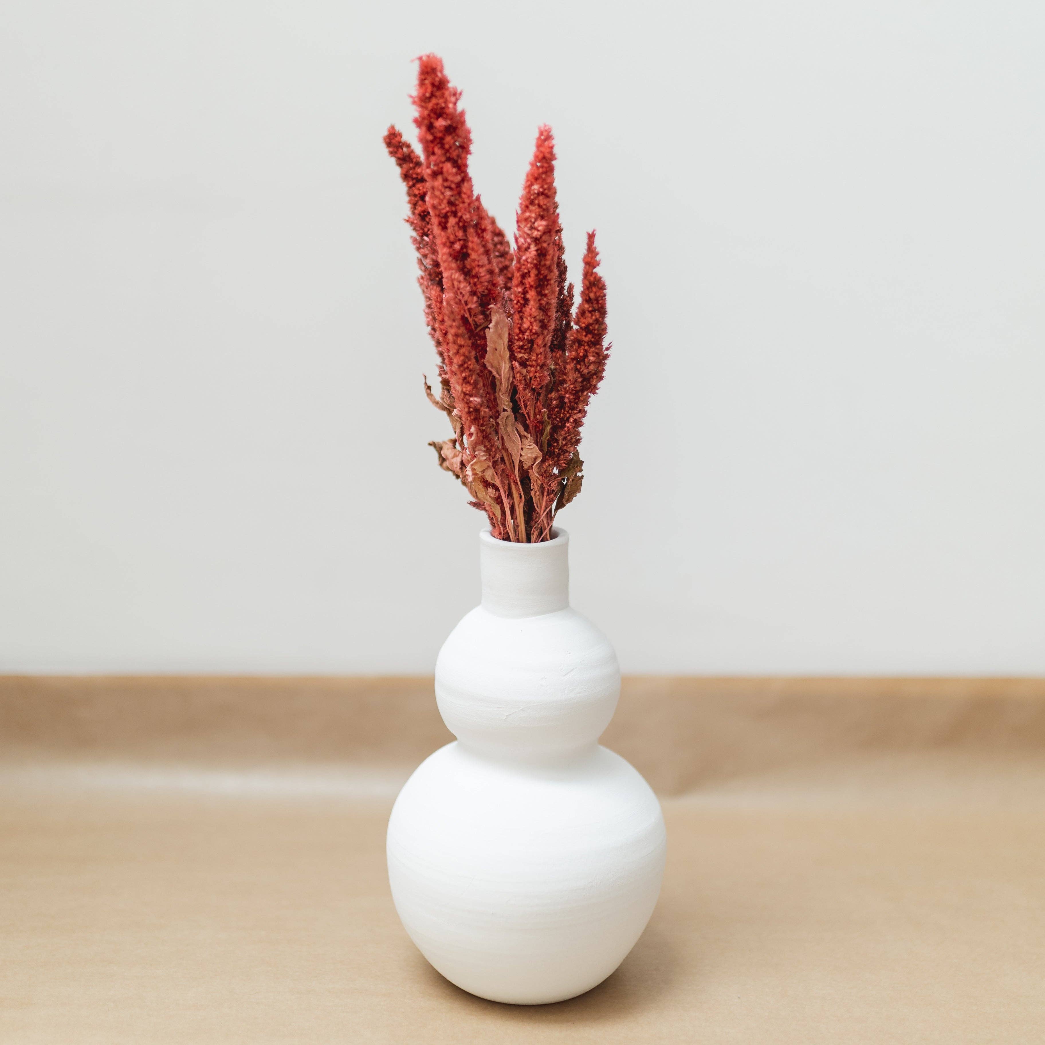 Bergamo - Vase en céramique: Branco