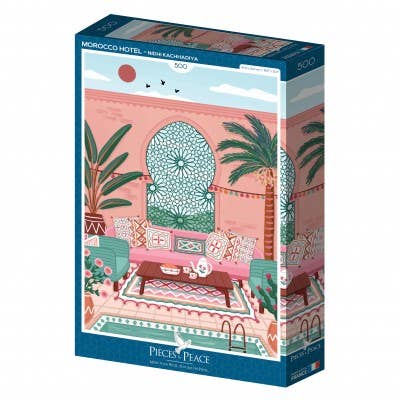 Puzzle 500 Pièces - Morocco Hotel #