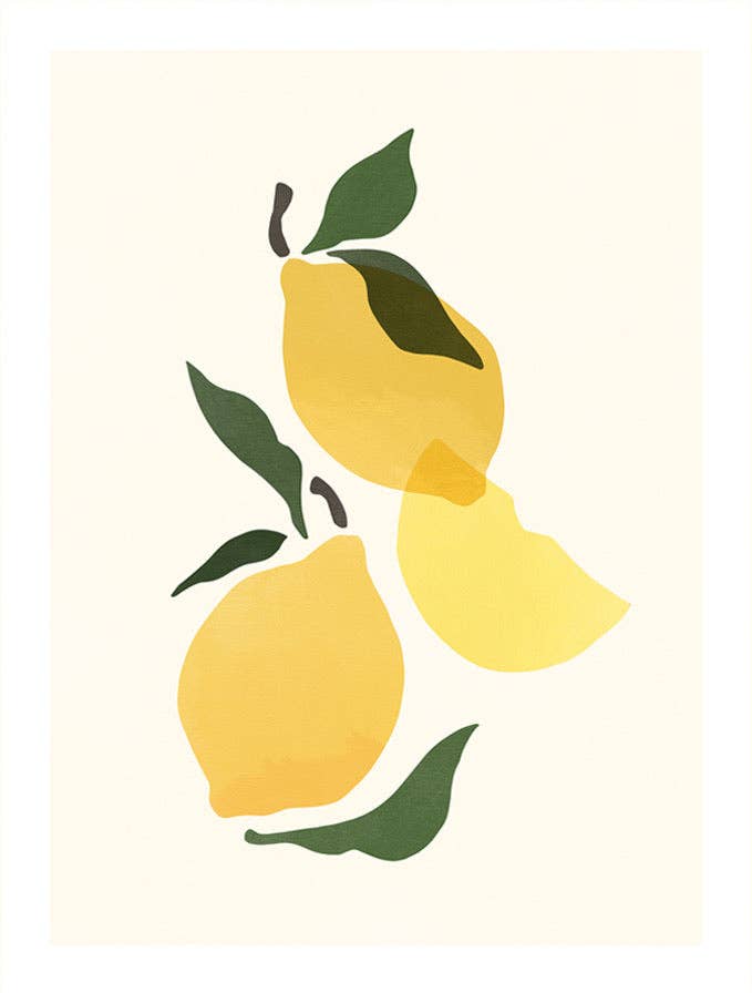 Composition Citron: 30X40 CM