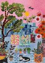Puzzle 1000 Pièces - Chefchaouen Cats - Morocco #