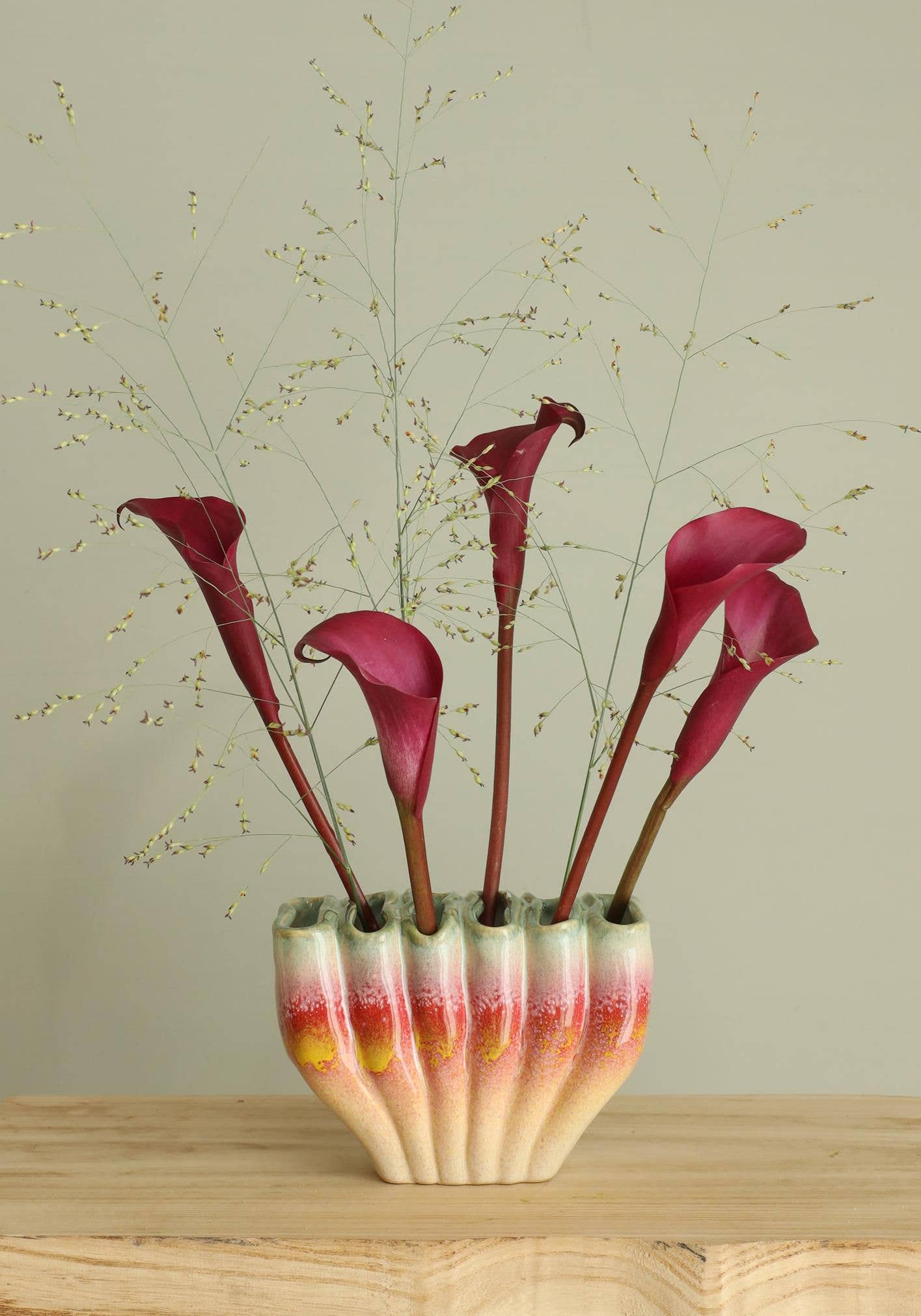 Vase Carambole Arc-en-ciel