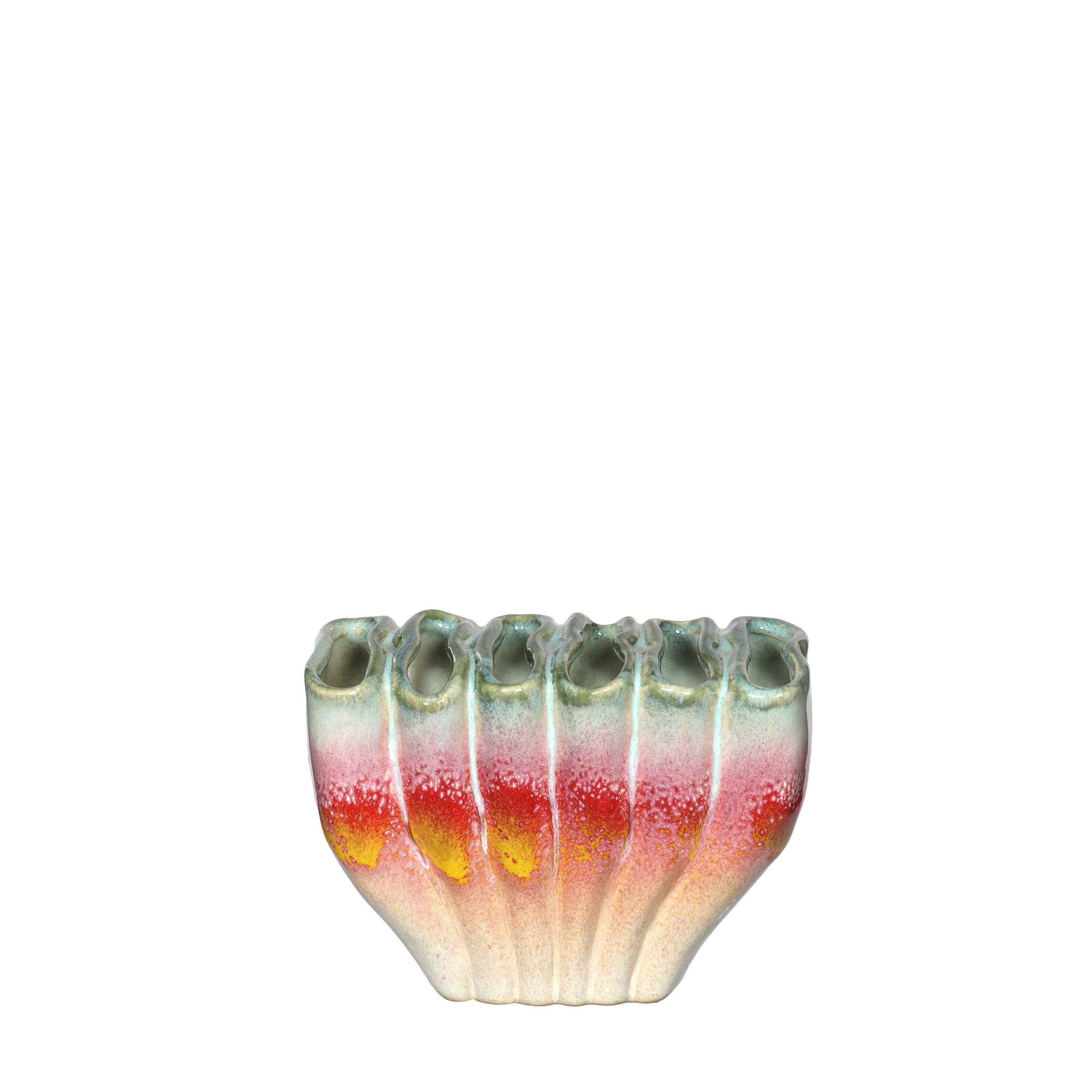 Vase Carambole Arc-en-ciel