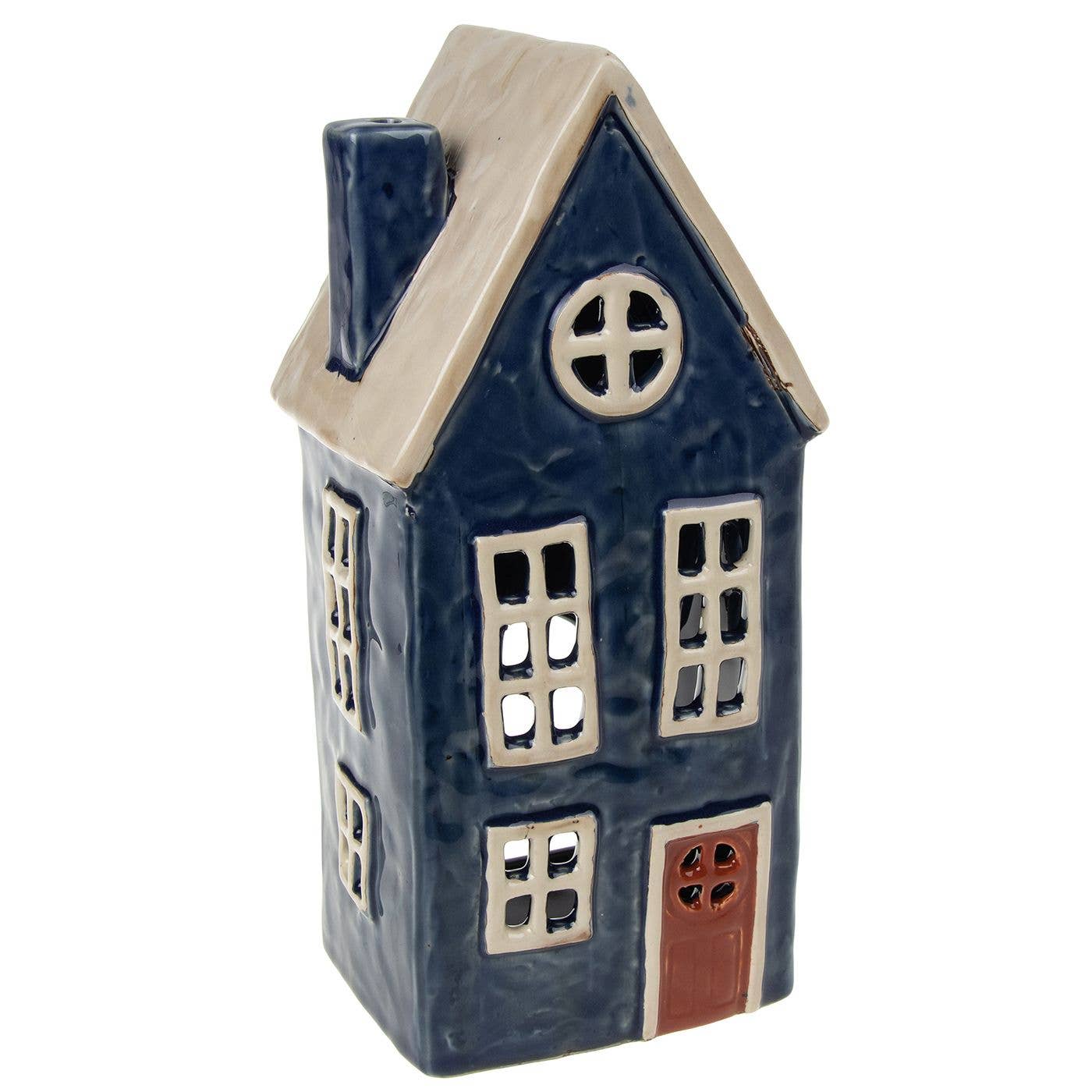 Maison haute bleue marine