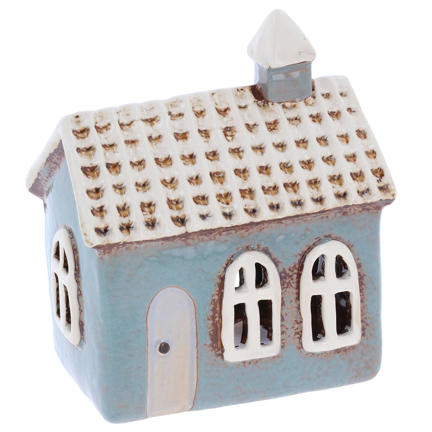 Maison Tuile Grise Porte-bougie