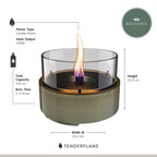 Cheminée de table café 18