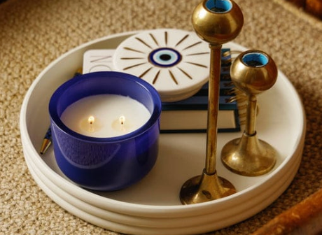 Bougie Charmed - encens et fumée
