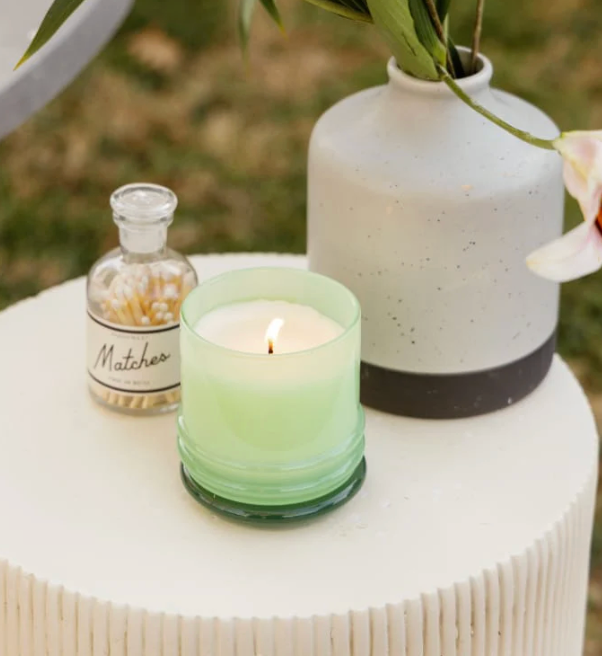 Bougie parfumée stack - menthe verte