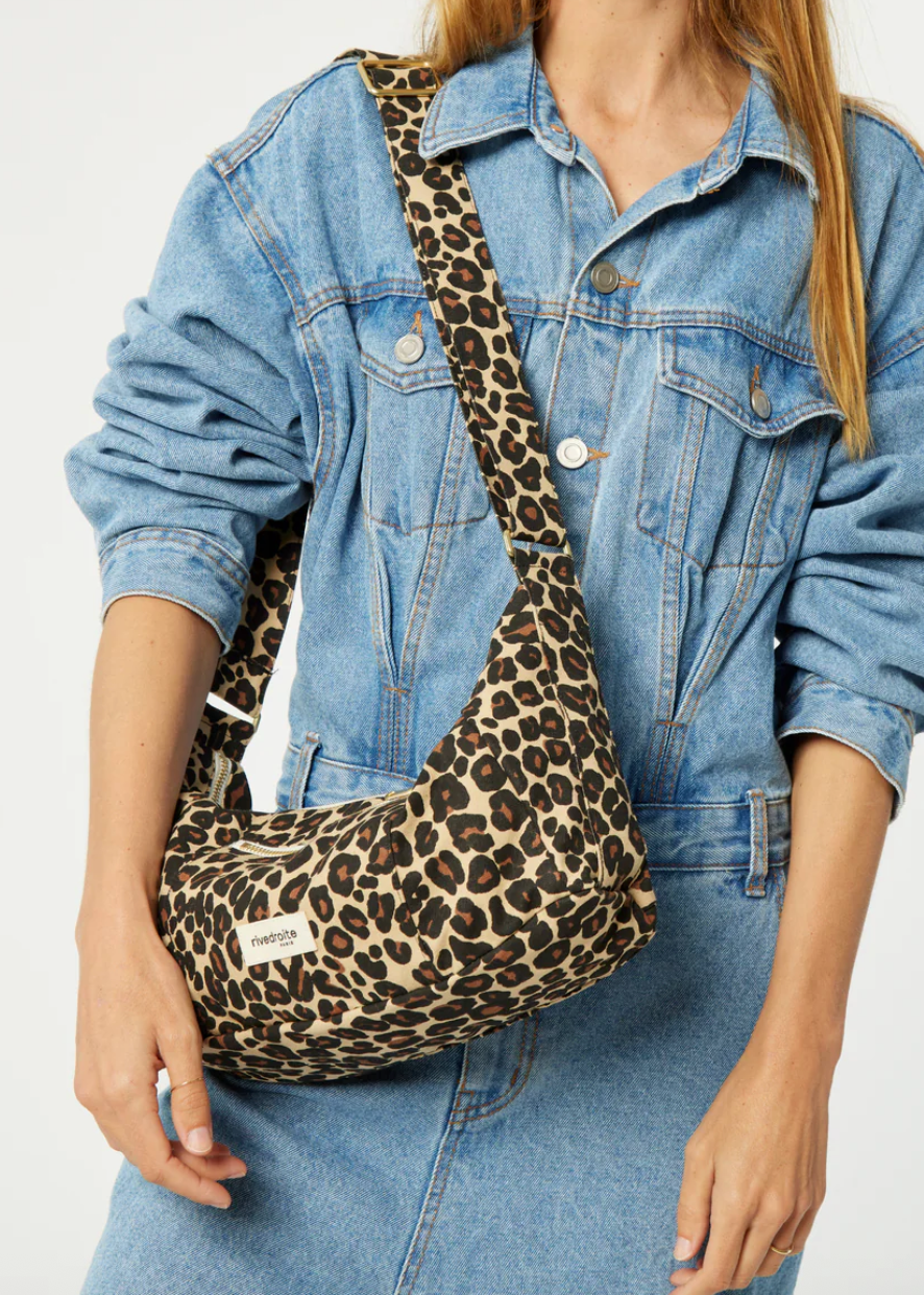 Sac mini Charlot léopard