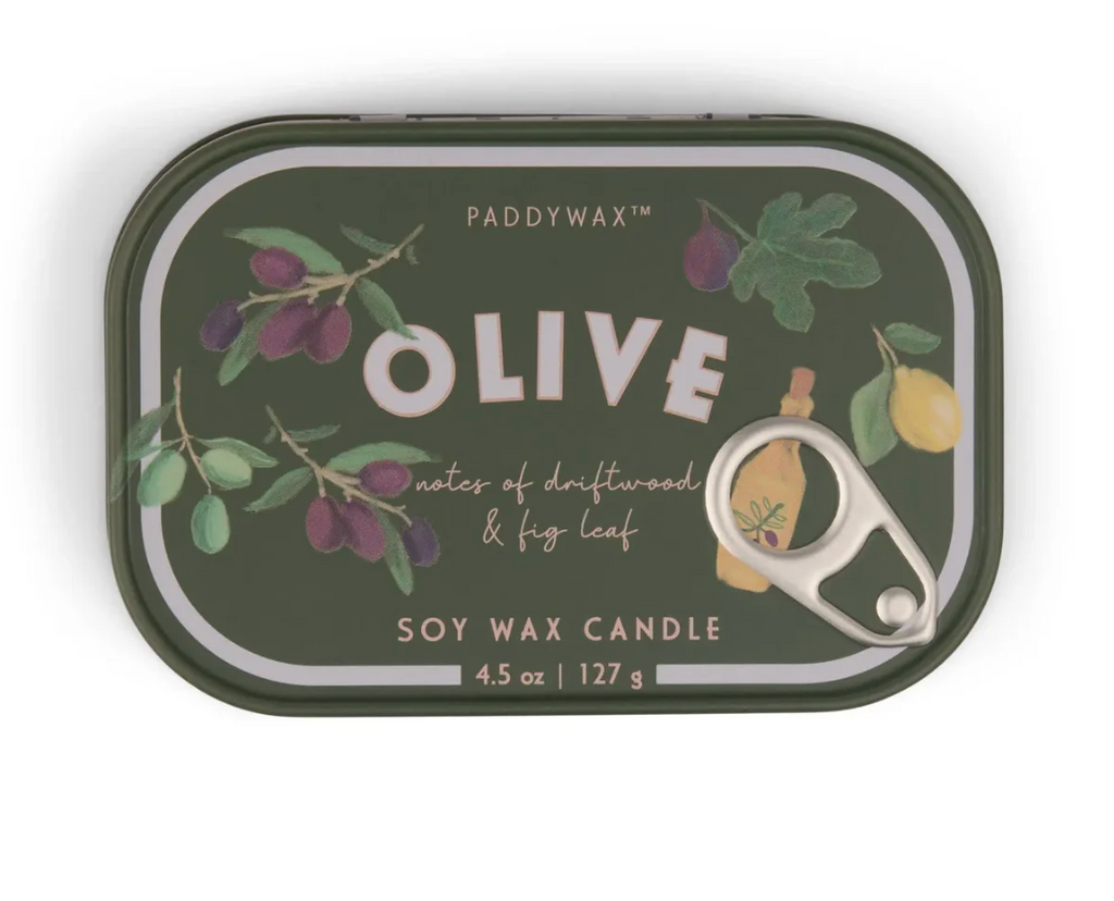Bougie Bistro olive 128g