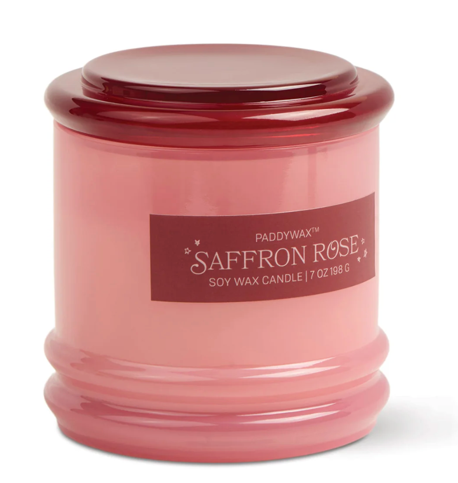 Bougie parfumée stack -saffron rose