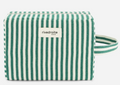 Trousse tournelles rayée vert