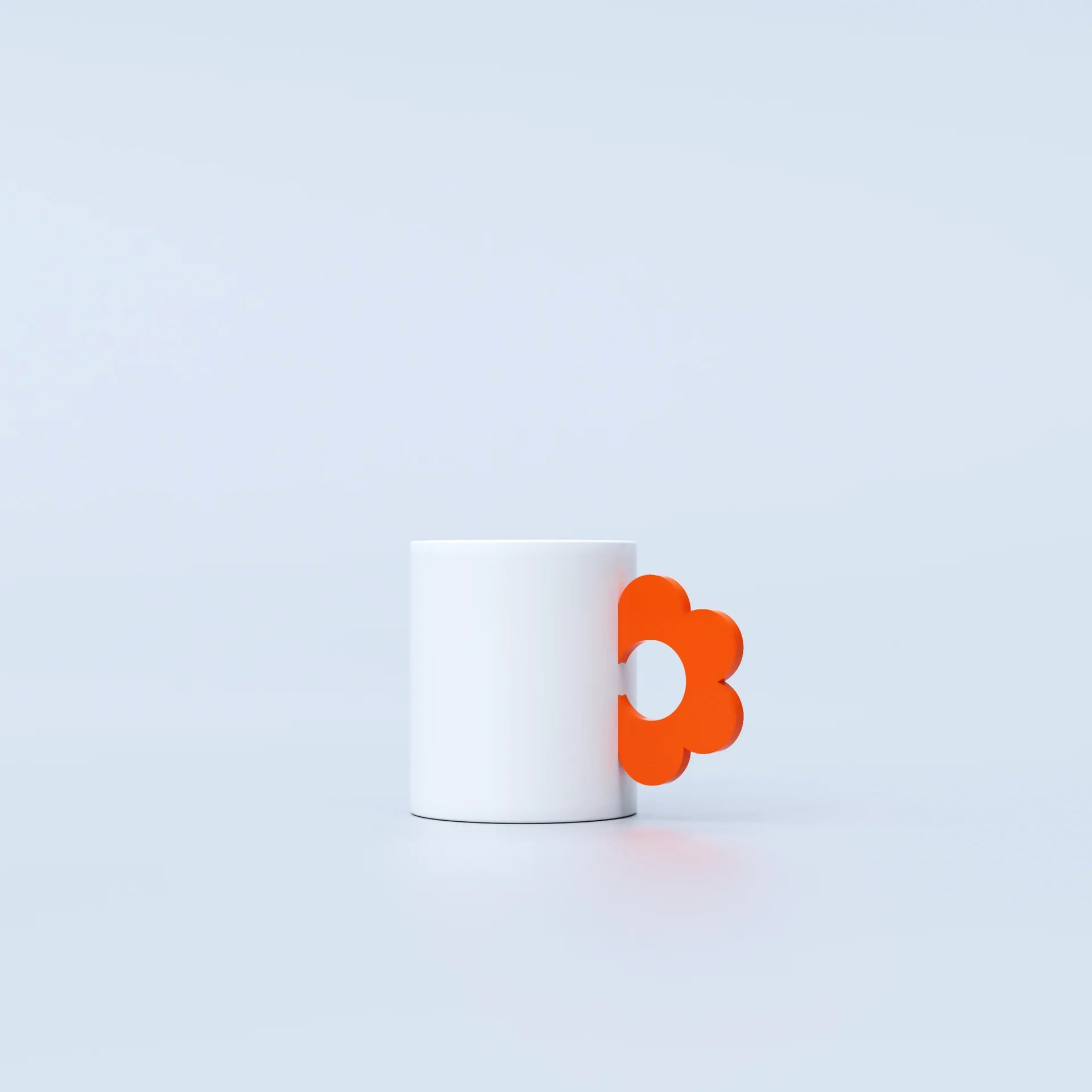 Mug fleur orange
