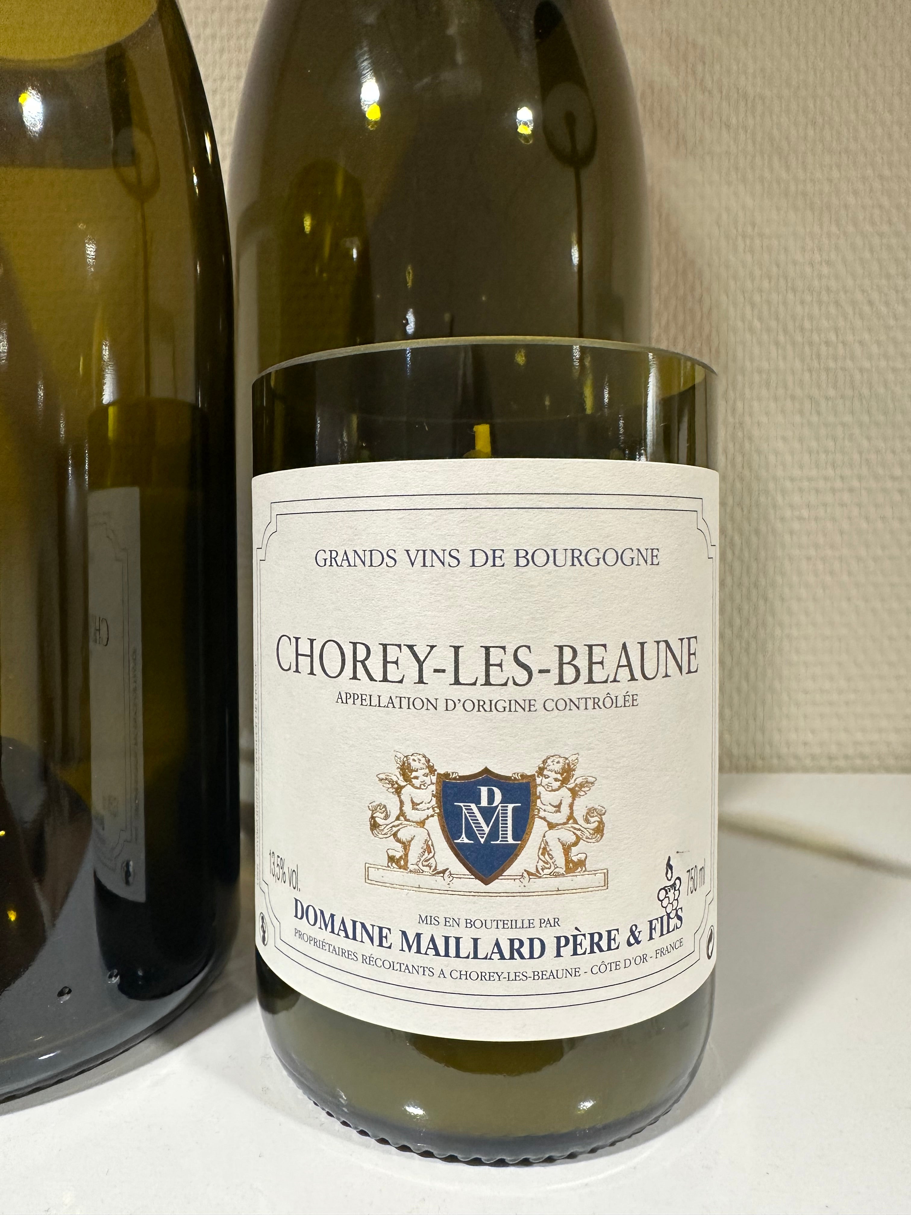 Bougie bouteille de vin