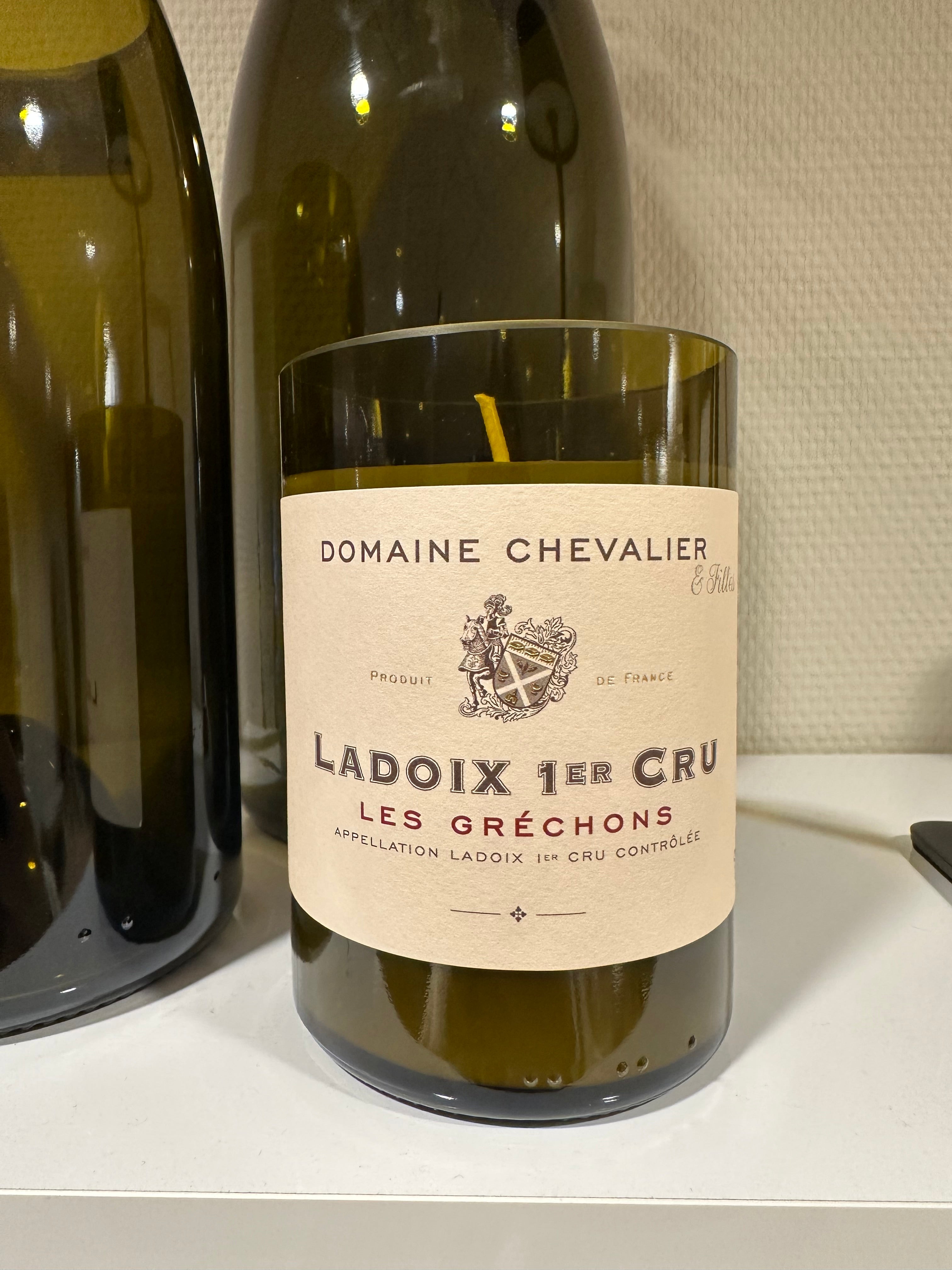 Bougie bouteille de vin