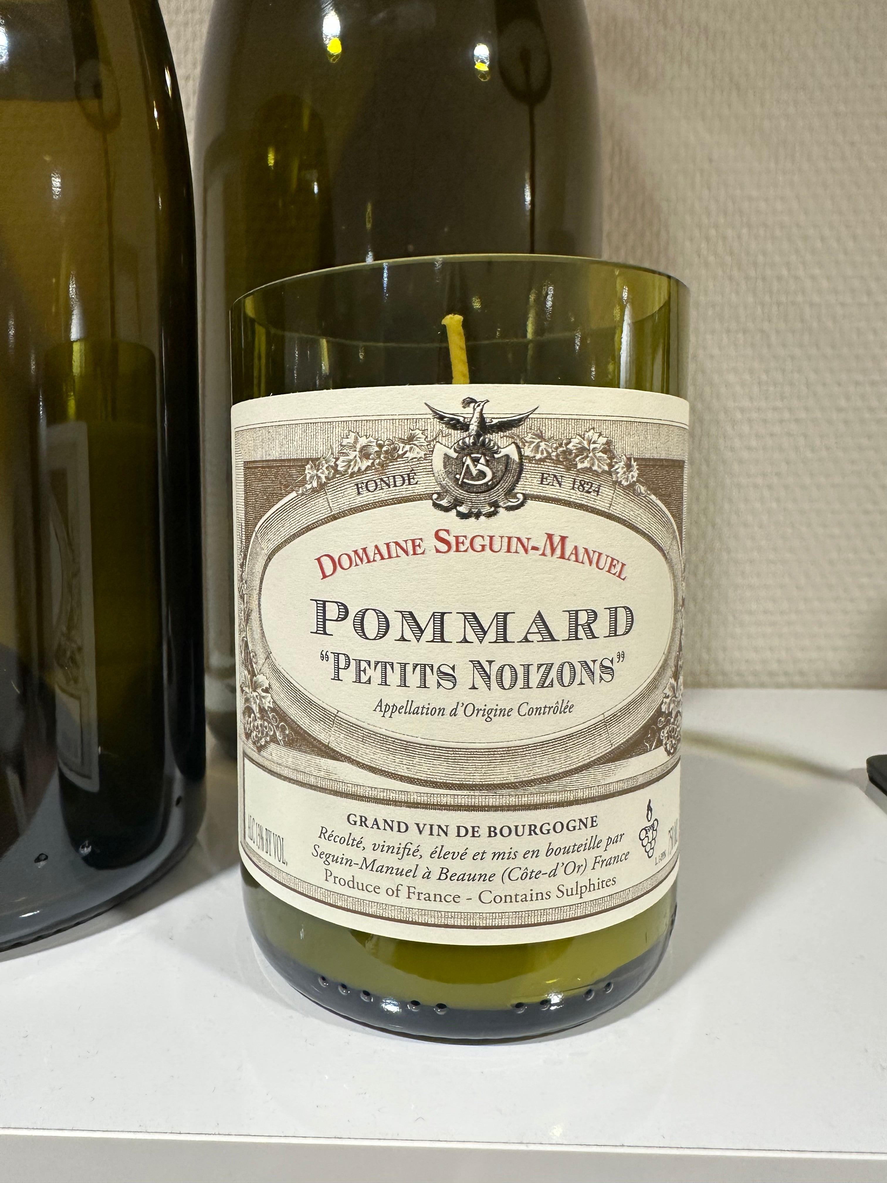 Bougie bouteille de vin