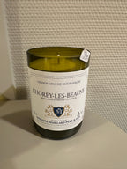 Bougie bouteille de vin