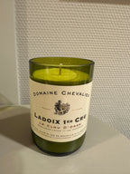 Bougie bouteille de vin