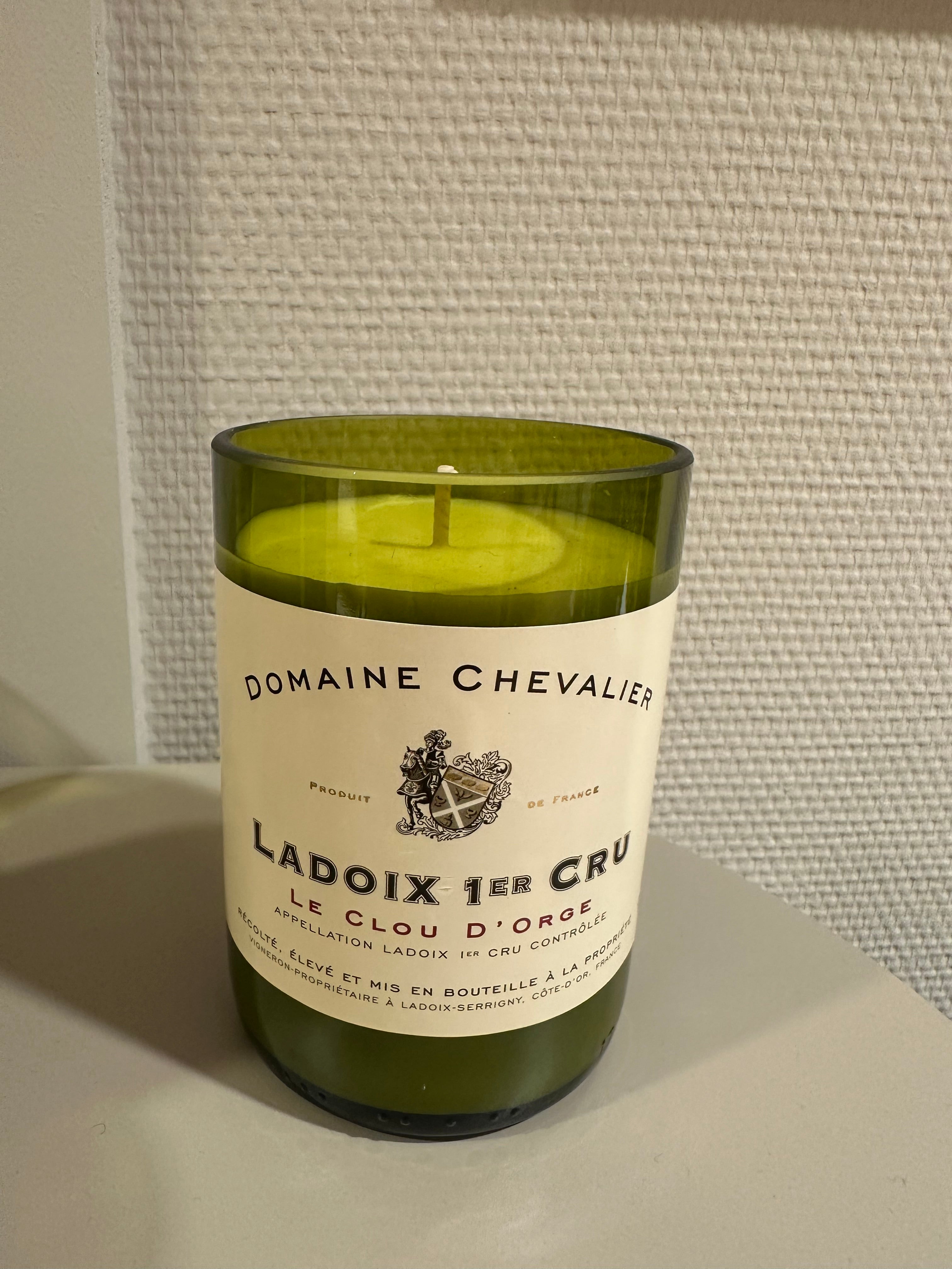 Bougie bouteille de vin