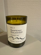 Bougie bouteille de vin