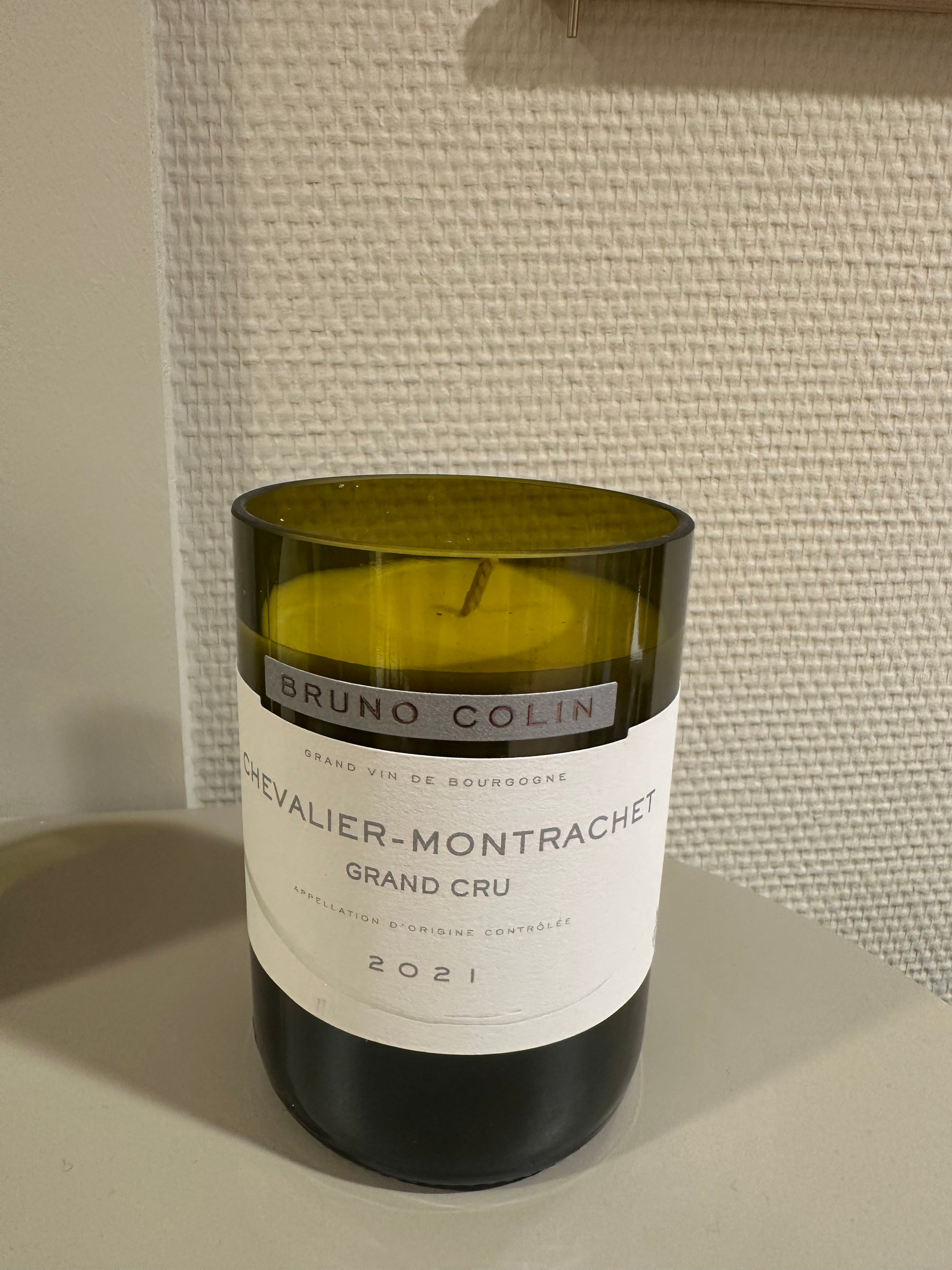 Bougie bouteille de vin