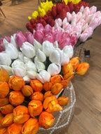 Tulipes artificielles - à l'unité ou en bouquet