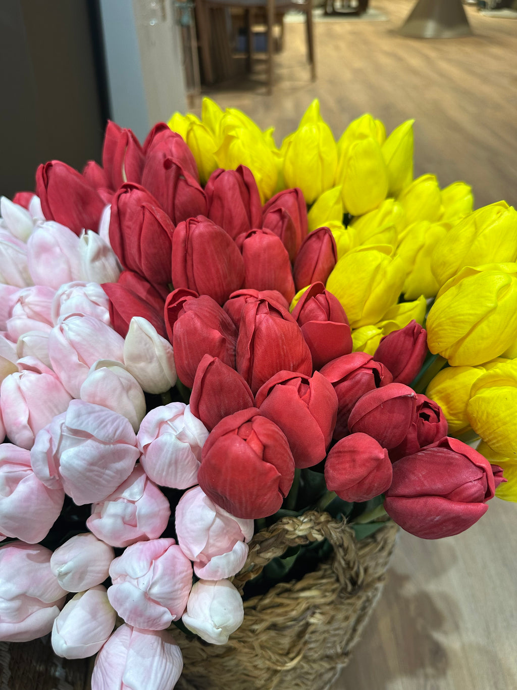 Tulipes artificielles - à l'unité ou en bouquet