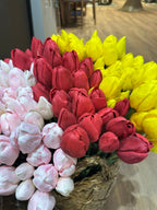 Tulipes artificielles - à l'unité ou en bouquet