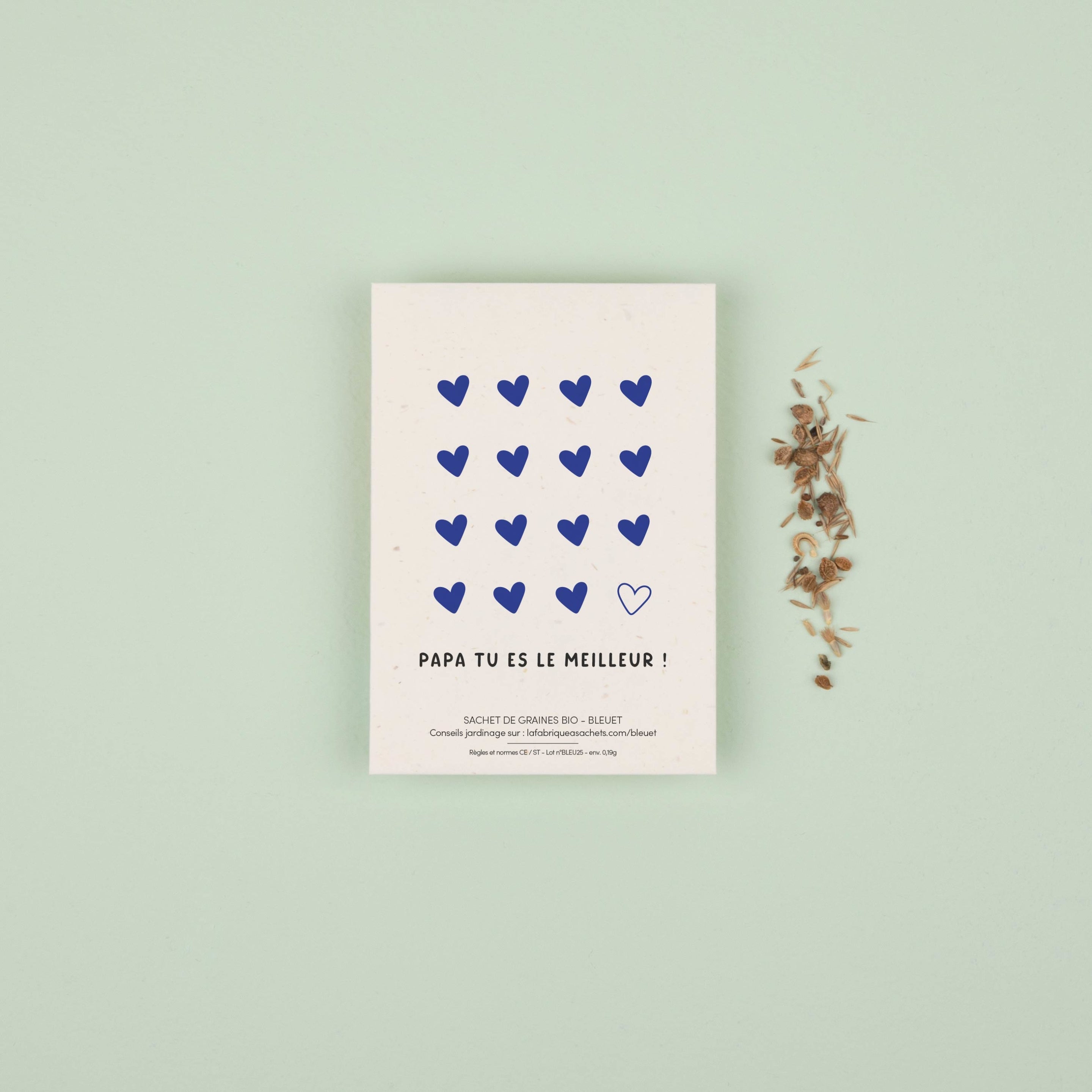 Papa tu es le meilleur - bleuets