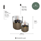 Bougies Lily (lot de 2)