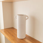Vase Vérone en céramique blanc