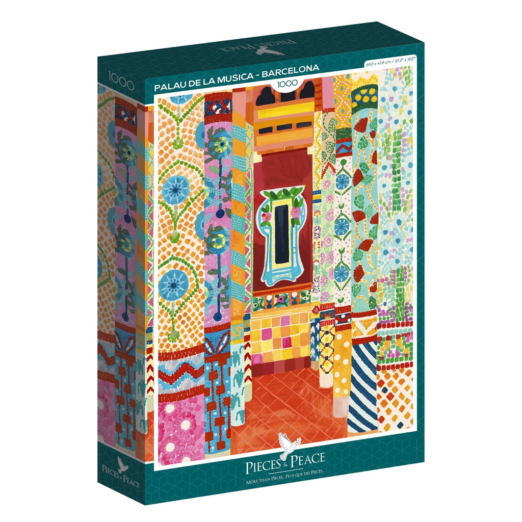 Puzzle 1000 Pièces - Palau de la Musica - Barcelona #