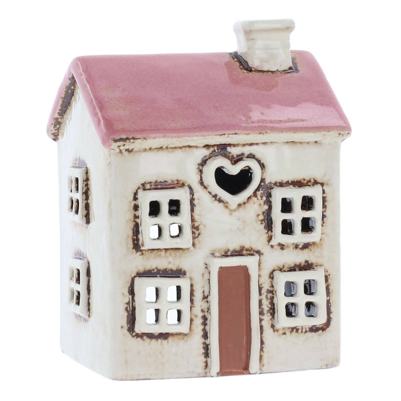 Village Pottery Bougeoir Mini Maison Cœur