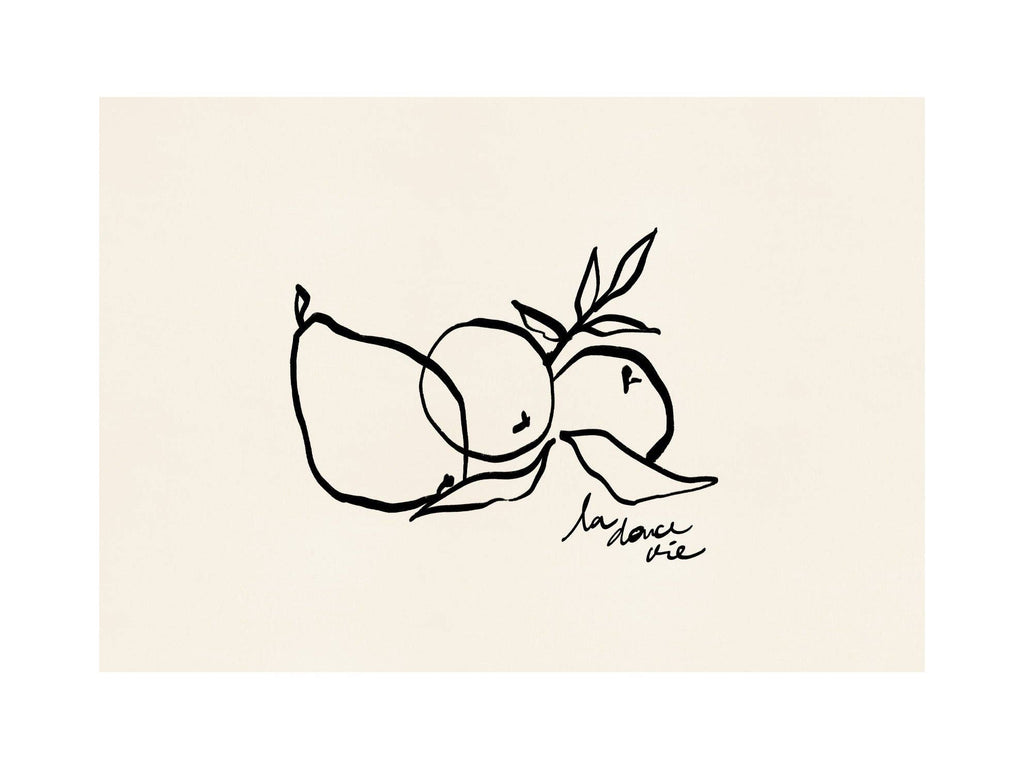 La Douce Vie: 40X30 CM