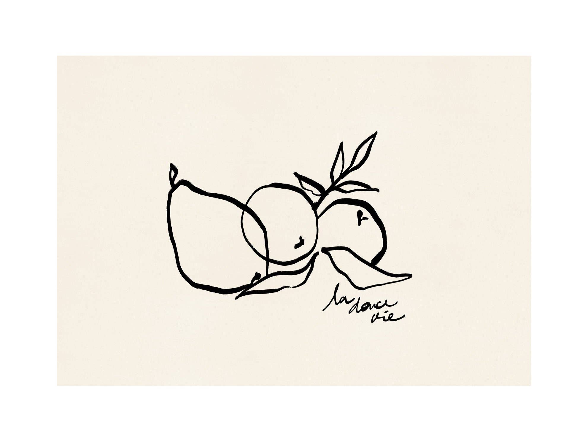 La Douce Vie: 40X30 CM