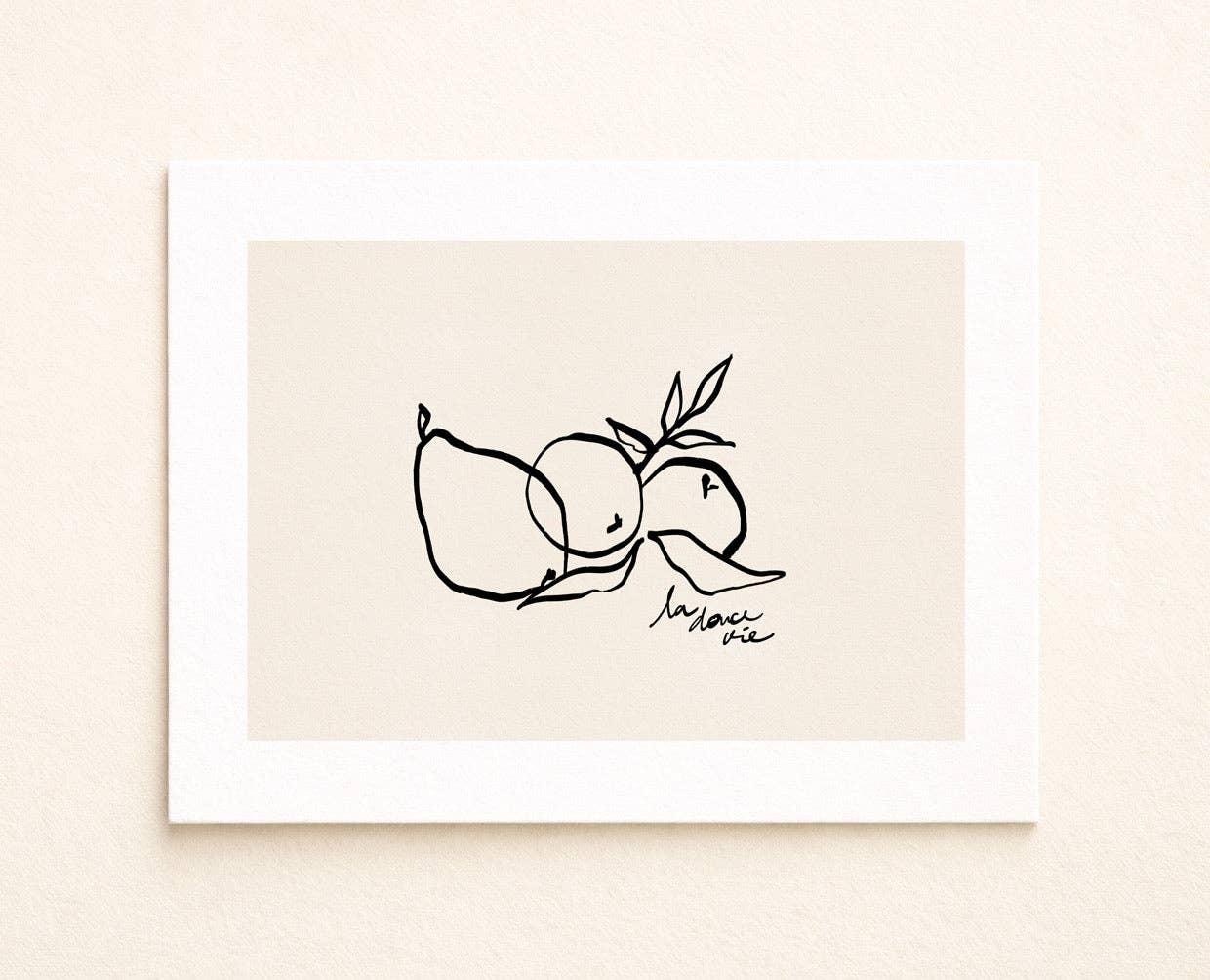 La Douce Vie: 40X30 CM