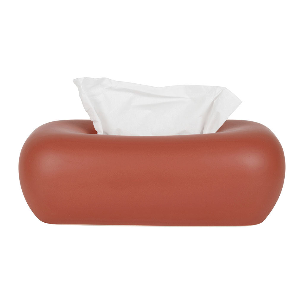 Boite à mouchoir terracotta